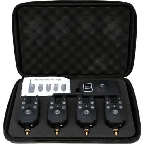 Electronic Fishing Alerts Bite Alarm LED Wireless Fishing Alarm Digital Screen Receiver Fishing Bite Alarms Carp Fishing Bell