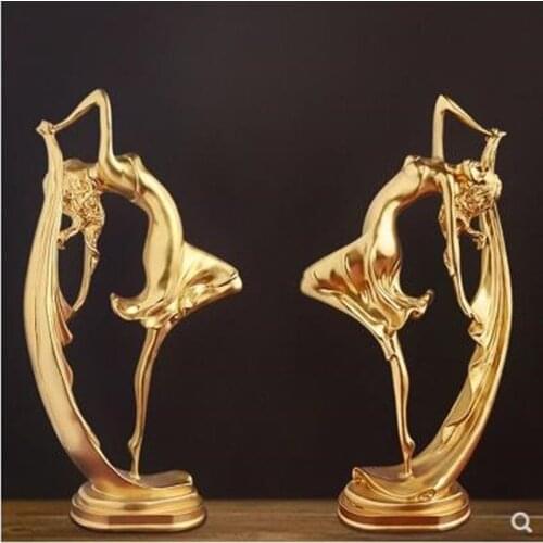 European girl sculpture model crafts, ballet girl ornaments, home desktop decorations, wedding gifts