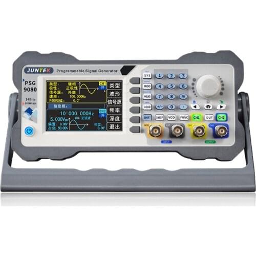JUNTEK PSG9080 2 Channel Programmable Function Arbitrary Wave Generator Signal Source Frequency Modulation Amplitude Modulation