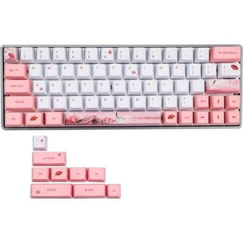Dye-Sublimation Keyboard Cute Keycaps PBT OEM Profile Keycap For GH60 GK61 GK64