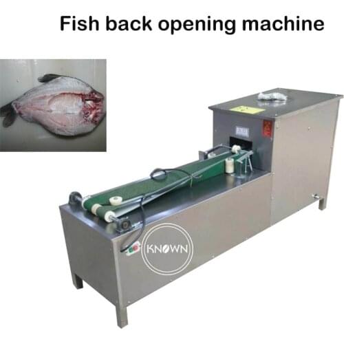 Commercial fish back opening machine fish slice cutting machine