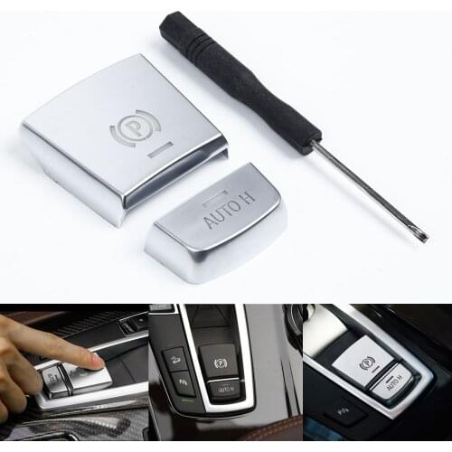 Auto Left Button Cover Set Shell ABS Chrome Accessories For BMW X3 F25 X4 F11 15 X5 X6