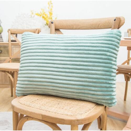 30*50 cm Soft Luxury Velvet Cushion Covers Solid Home Bedroom Sofa Decorative Winter Gray Flannel Pillowcase