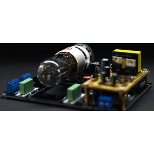 NEW 6N8P(6H8C 6SN7) Car Audio DC12V Vacuum Tube Pre-Amplifier HiFi Preamp Board