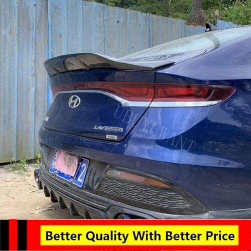 Fit For Hyundai LAFESTA 2018-2019 ABS / Carbon Fiber Exterior Rear Spoiler Tail Trunk Boot Wing Decoration Car Styling
