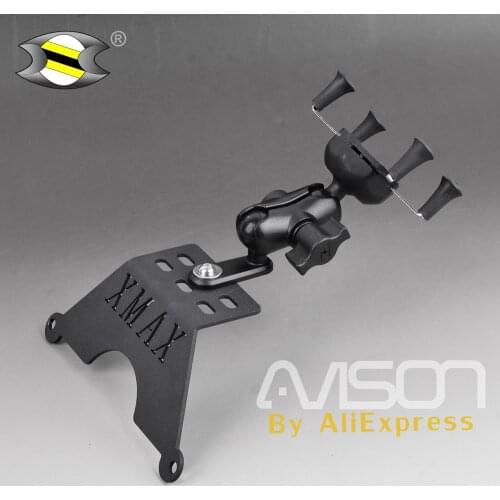 For XMAX 300 XMAX250 XMAX300 Stand Smartphone Phone Holder Stand GPS Navigator Plate Bracket