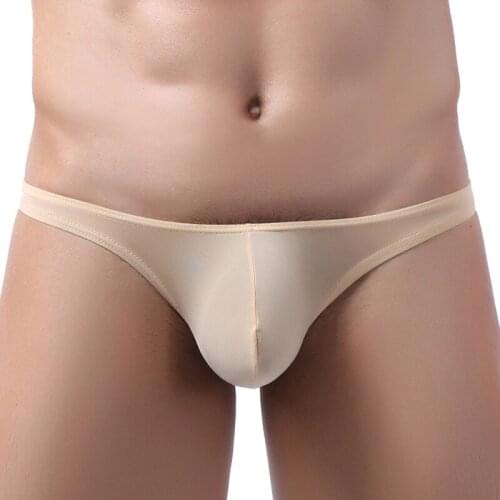 Men Thong G-string Ultra-thin Slip Homme Underwear Jockstrap Lingerie T-back Gay Panties Calzoncillos Low Waist Seamless Thongs