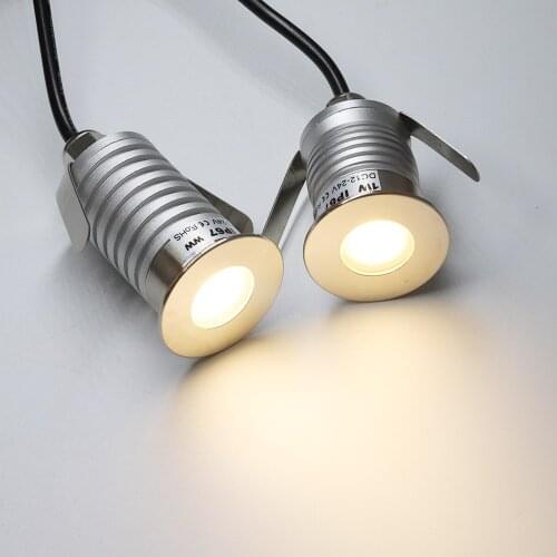 Waterproof Led Garden Underground Light 3W 1W IP67 Outdoor Buried Garden Path Spot Recessed Deck Stair Inground Light DC12V 24V