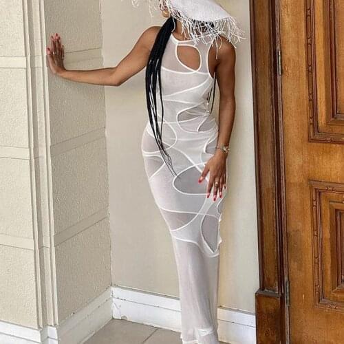 Yuqung White Summer Dresses