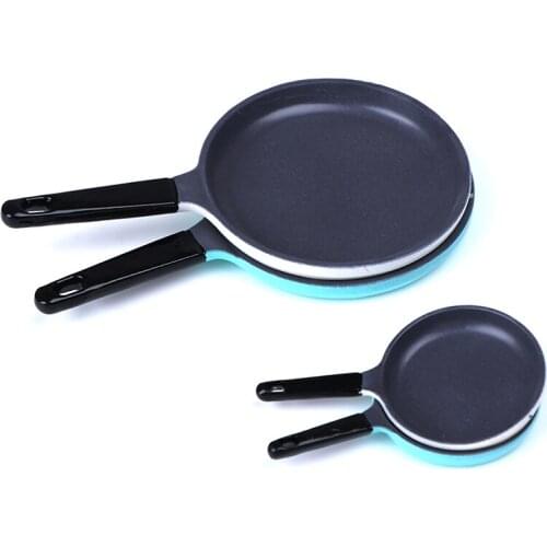 1:12 Dollhouse Miniature Kitchen Utensil Pan Model Accessories Toys