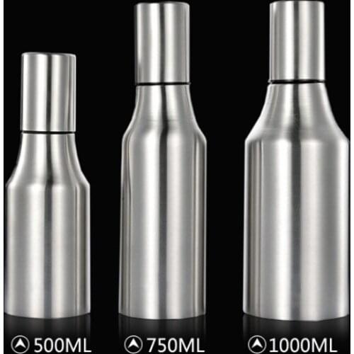1000ML Leakproof soy sauce bottle creative kitchen stainless steel oil bottle gravy boats