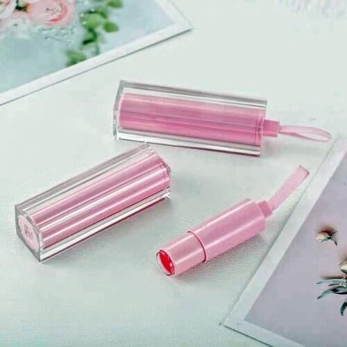 12.1mm Pink Empty Lip Gloss Tubes Empty Cosmetic Containers Lipstick Jars Balm Tube Cap Container Maquiagem Travel Makeup Tools