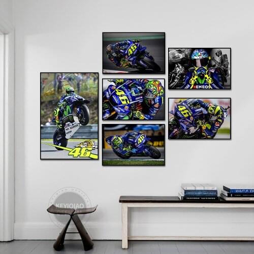 Abstract Oil Prints Poster Motorcycle Canvas Painting Posters Print Cuadros Wall Art Picture for Living Room Home Decoration