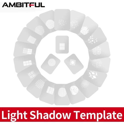 AMBITFUL AL-16 Focalize Conical Snoots Light Shadow Template Modeling Piece with Chinese Modern Window Pastoral Style