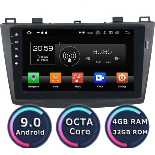 Roadlover Android 9.0 Car Automagnitol Player For Mazda 3 2010 2011 2012 Stereo GPS Navigation 2Din HD Screen Multimedia Radio