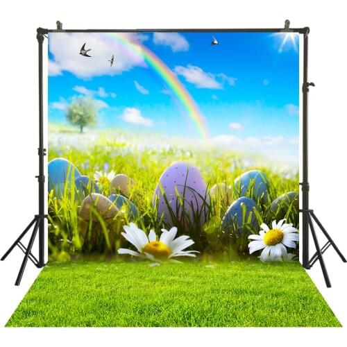 HUAYI Easter Day Photography Backdrop Newborns Baby Child Easter Spring Photo Booth Background Studio Portraits Backdrop W-3812