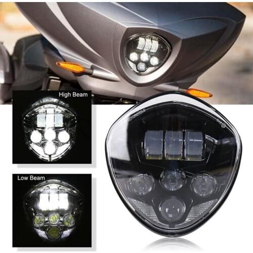 Led Headlight Kit For Victory Motorcycles Cross Country 8-Ball , Vegas, Hammer , Judge ,Boardwalk Etc