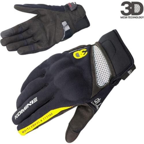 MJMOTO Summer Komine 3D Mesh Motorcycle Gloves Luva Motoqueiro Guantes Moto Sport Downhill Motocross Gloves Racing M/L/XL/XXL
