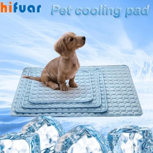 Dog Mat Summer Cooling Pad Mat For Dogs Cat Blanket BreathableSofa Pet Dog Bed Summer Washable For Small Medium Large Dogs Car