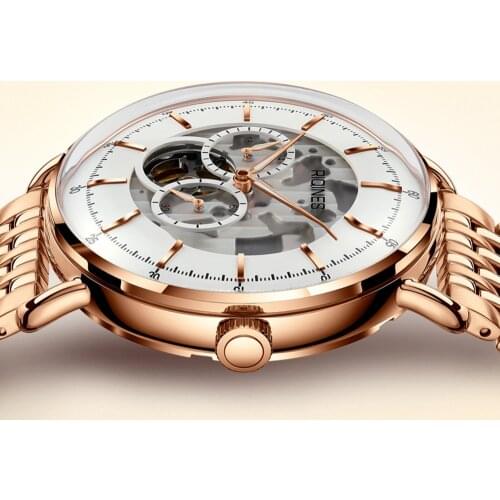 LUOBIN Mens Gold Watch