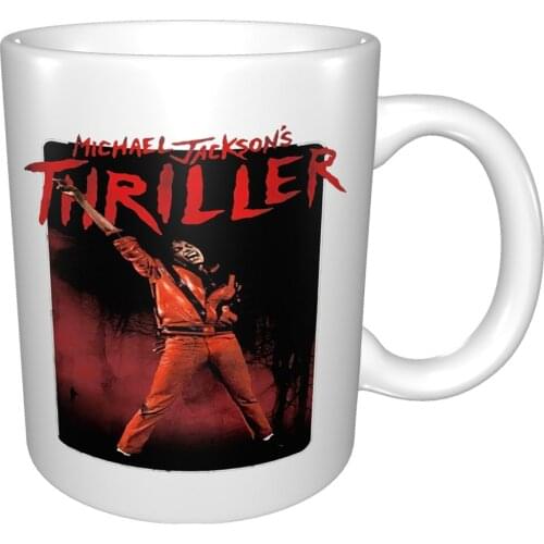 Michael Jackson Thriller Red Mug Coffee Cup Coffee Mug Cat Paw Tea Glass Double Walled Jul