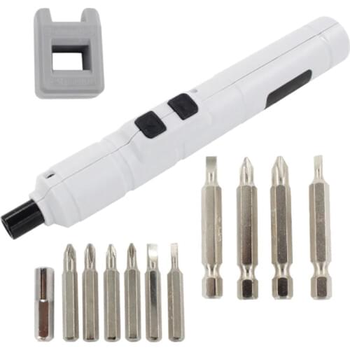 Mini Electric Screwdriver USB Charging Portable Screw Driver Cordless Power Screwdriver Drill Magnetic Screw Driver Repair 19QB