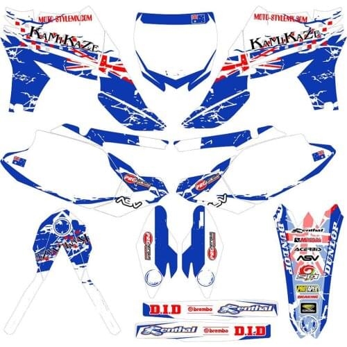 Motorcycle Full set of 3M Stickers kits Graphics Backgrounds Decals For yamaha YZF450 YZ450F 2010 2011 2012 2013 YZF 450 YZ 450F
