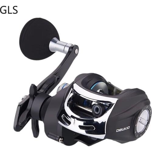 New Ultra Light 213G Baitcasting Fishing Reel Aluminum Alloy 12+1BB 90MM Extended Metal Handle Fishing Wheels
