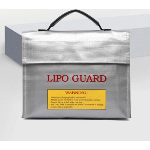 New LiPo Battery Fireproof Safety Guard Safe Bag 240*65*180 Explosion Proof Sack Pouch Protector bag Helicopters