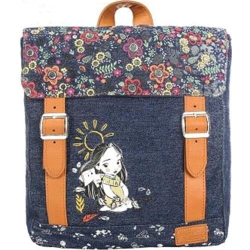 New Fashion Pocahontas Girls Backpack Kids School Bags For Children