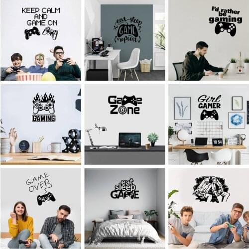 Romantic Game Nursery Wall Stickers Vinyl Art Decals For Living Room Kids Room Vinyl Mural Decal