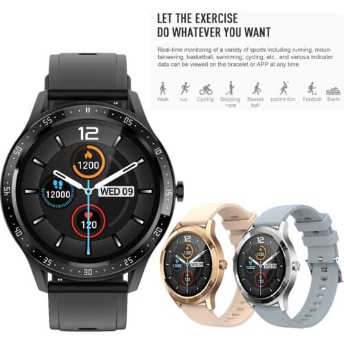 Sports Watch Men Women MKS32 Smart Watch 1.28 Inch Heart Rate Monitor Bracelet Fitness Activity Tracker Wearable Devices