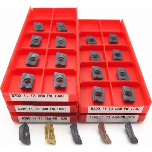 R390 11T308 PM 1025 1030 1040 1130 1010 Carbide inserts for lathe metal cutting tools for indexable cutting tools Turning Insert