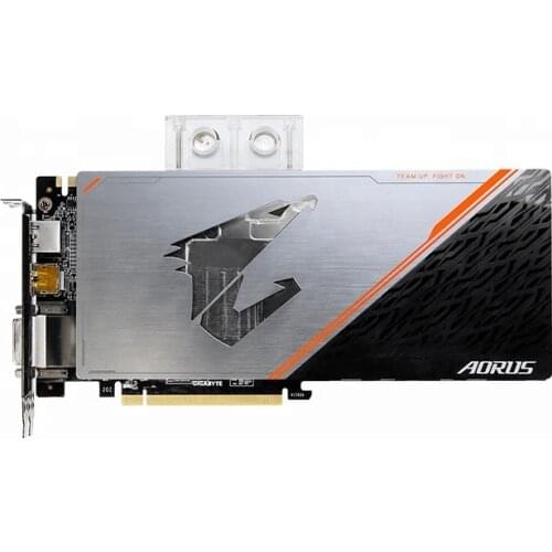 GIGABYTE NVIDIA AORUS GeForce GTX1080Ti Waterforce WB Xtreme Edition 11G GDDR5X Graphics Card