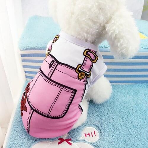 Puppy Vest Shirts Pet Dog Clothes Hoodies Coats Funny Costumes Spring Clothing For Dog Summer Puppy Dog Shirts Clothes