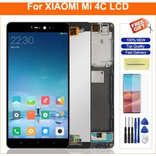 5.0" Lcd For Xiaomi Mi 4C LCD Display Touch Screen Panel Digitizer Assembly Replacement For Xiaomi 4C Mi4C LCD Display Screen