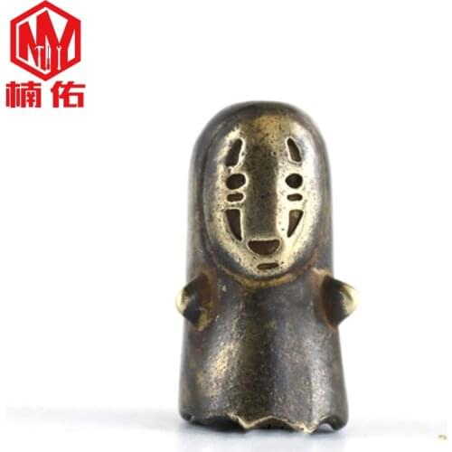 1PCS Outdoor Keychain Accessories EDC Paracord Brass Knife Beads Faceless Male