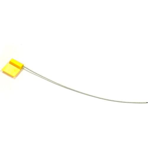 50pcs High Security Plug-in Steel Wire Seal Container Cable Tie Wire seals Lock 25cm/30cm Yellow NEW Wholesale