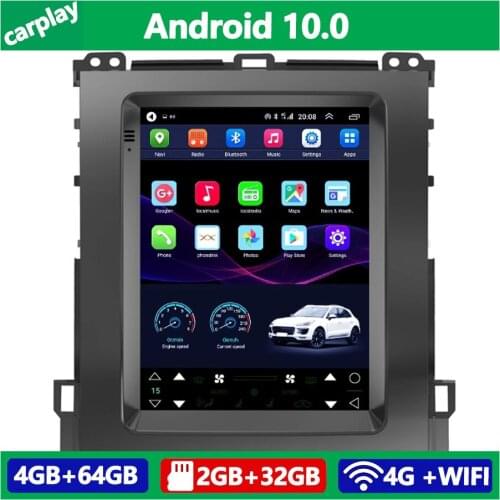 Tesla Style DSP 4G Car Radio For Toyota Prado 2005-2008 GPS Autoradio Android 10 Navigation Recorder Bluetooth Multimedia Player