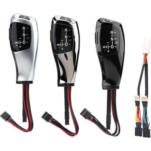 1pc Car LED Shift Knob Automatic LED Gear Shift Knob for BMW E90 E91 E93 E81 E82 E84 E87 E88 E89 LHD Leather Plastic Gear Shifte