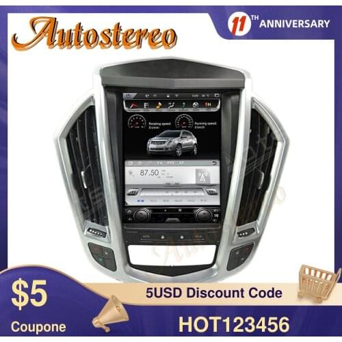 Tesla Style Car GPS Navigation For Cadillac SRX 2009-2012 Android 9 Radio Multimedia Player Auto Stereo Head Unit Auto Audio 4K