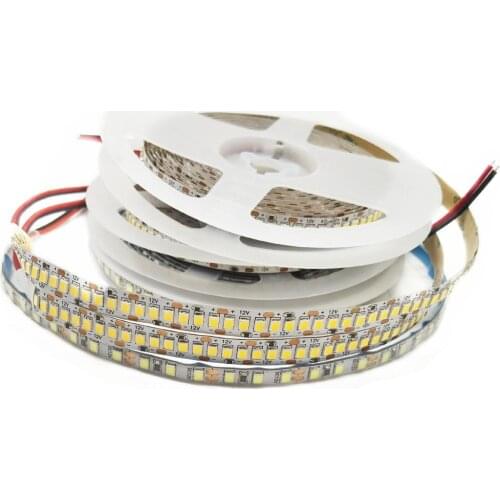 DC 5V 12V 24V SMD 2835 Led Strip Light 5m White LED Strip Tape Not Waterproof Lamp Light Strips Kitchen Home Decor TV Ledstrip