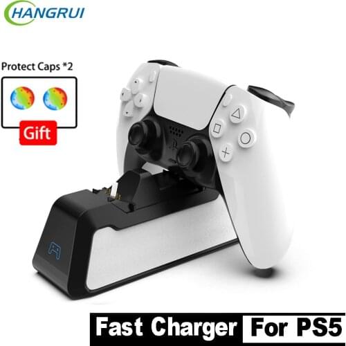 Dual Fast Charger For Sony PS5 Wireless Bluetooth Controlle USB Charging Dock Station For PlayStation 5 PS5 Controller Charger