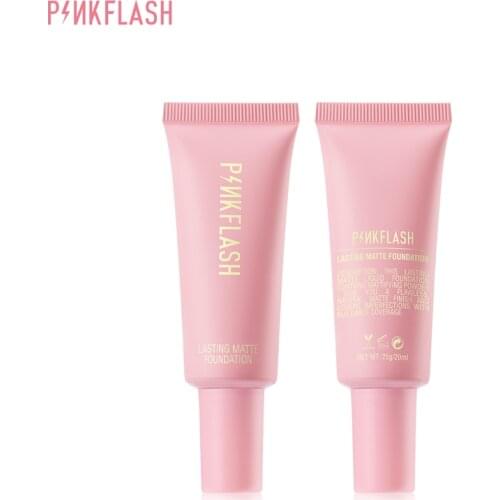 PINKFLASH Face Foundation Cream Long Moisturizer Oil Control Concealer Cream Waterproof Makeup Matte Foundation Base