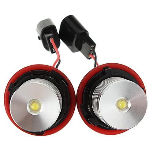 2Pcs 3W 7000K LED Halo Angle Eyes Marker Light Bulb for BMW E39 E53 E87