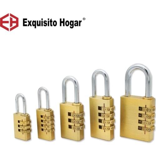 Brass 4 Bit Cipher Lock Warehouse Courtyard Door Fitness Wardrobe Anti-Theft Window Chamber For Escape Special Cabinet Padlock