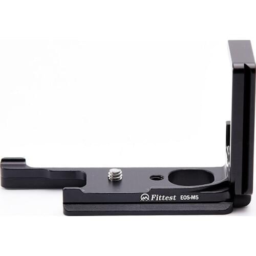 M5 L-shaped Vertical Shoot Quick Release Plate L Bracket Tripod Ballhead Support for Canon EOS M5 Camera