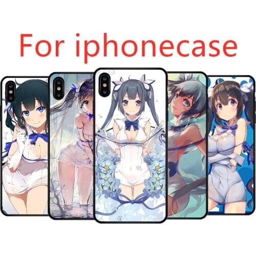 DanmachI Hestia Soft Phone Case Cover for Iphone X XR XS MAX 6 7 8 Plus 11 Pro MAX