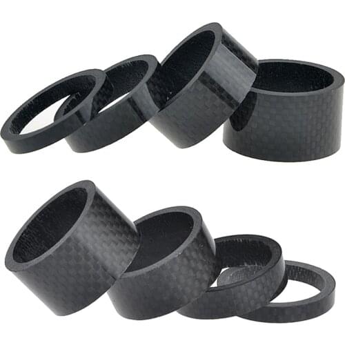 Wanyifa Carbon Fiber Bicycle Washer Stem Spacers Kit to Fix The Bicycle MTB Accessories 5mm 10mm 15mm 20mm Glossy&Matte