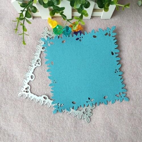 New Lacy background album frame metal cutting die, DIY mold, decorative scrapbook embossing process, die-cutting template